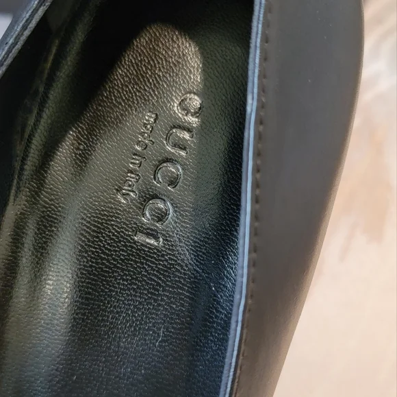 Gucci Black Horsebit Shoes Sz. 6.5 - Picture 10 of 13